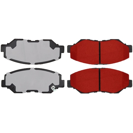 Centric Parts Pq Pro Disc Brake Pads, 500.09141 500.09141